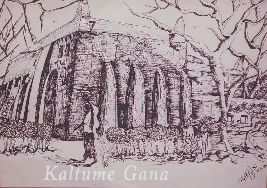 Painting artwork by Kaltume Gana