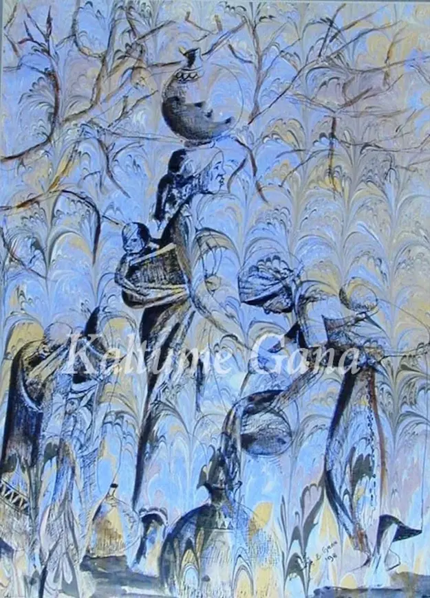 Painting artwork by Kaltume Gana