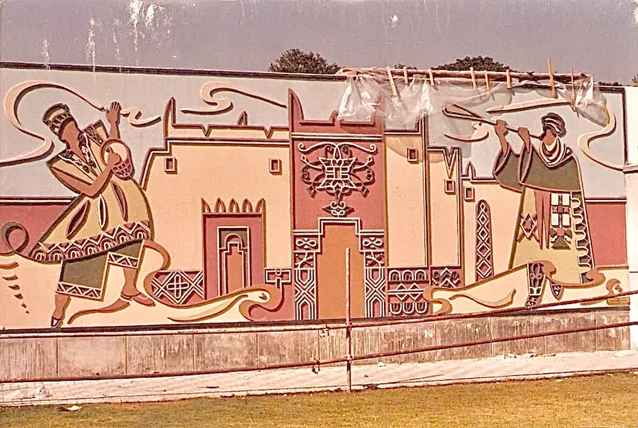 Mural artwork by Kaltume Gana