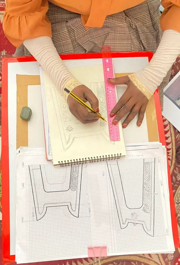 Mural artwork by Kaltume Gana