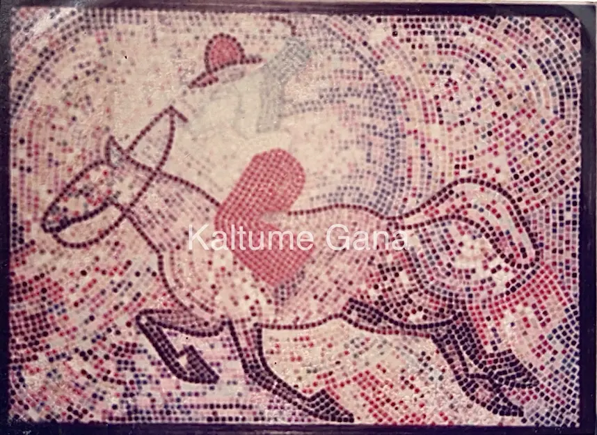 Mosaic artwork by Kaltume Gana