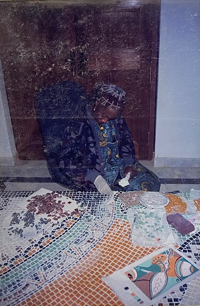 Mosaic artwork by Kaltume Gana