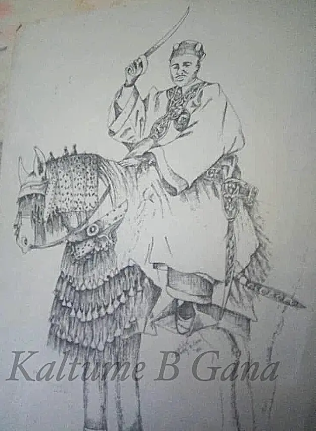 Painting artwork by Kaltume Gana