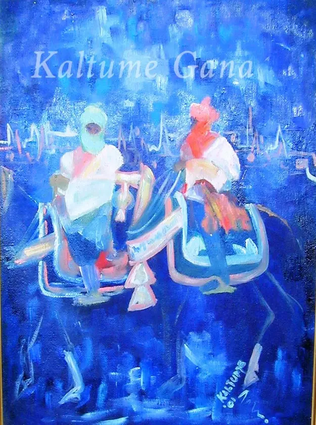 Painting artwork by Kaltume Gana