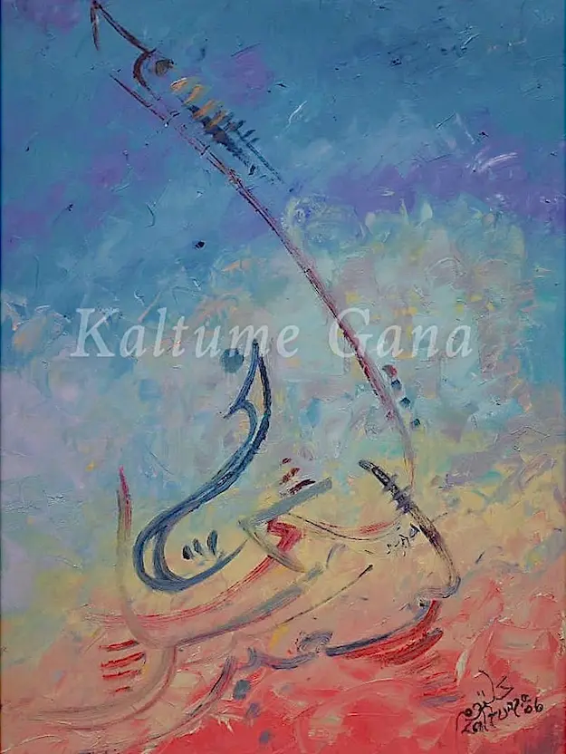 Painting artwork by Kaltume Gana