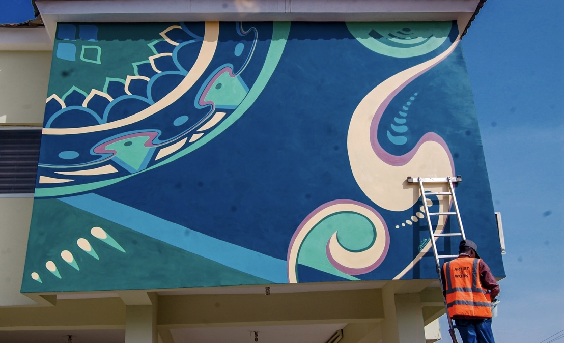 Mural artwork by Kaltume Gana