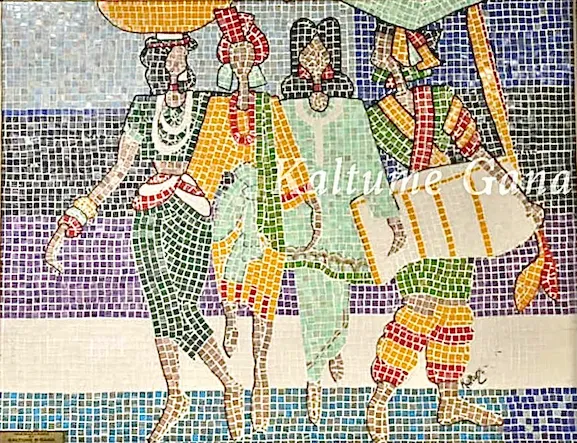 Mosaic artwork by Kaltume Gana