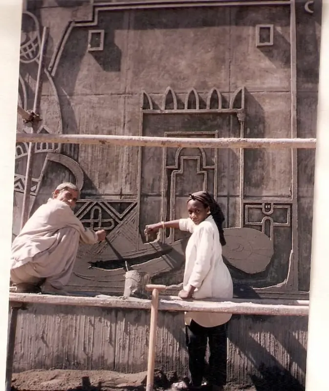 Mural artwork by Kaltume Gana