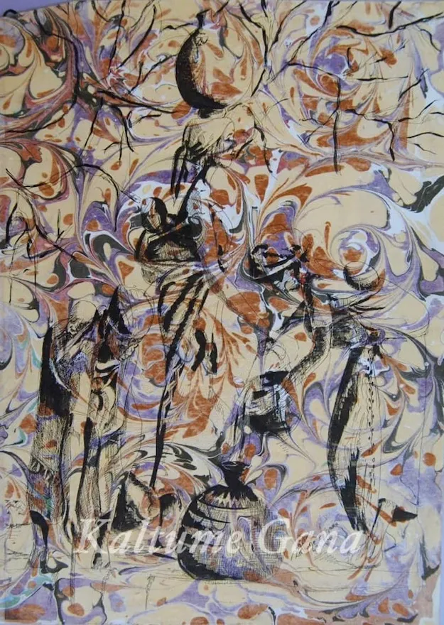 Painting artwork by Kaltume Gana
