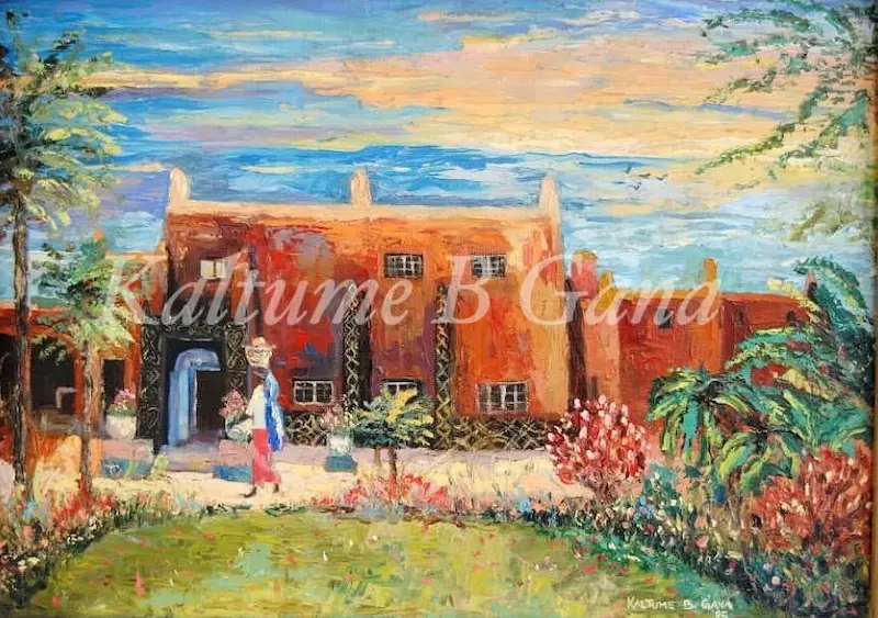Painting artwork by Kaltume Gana